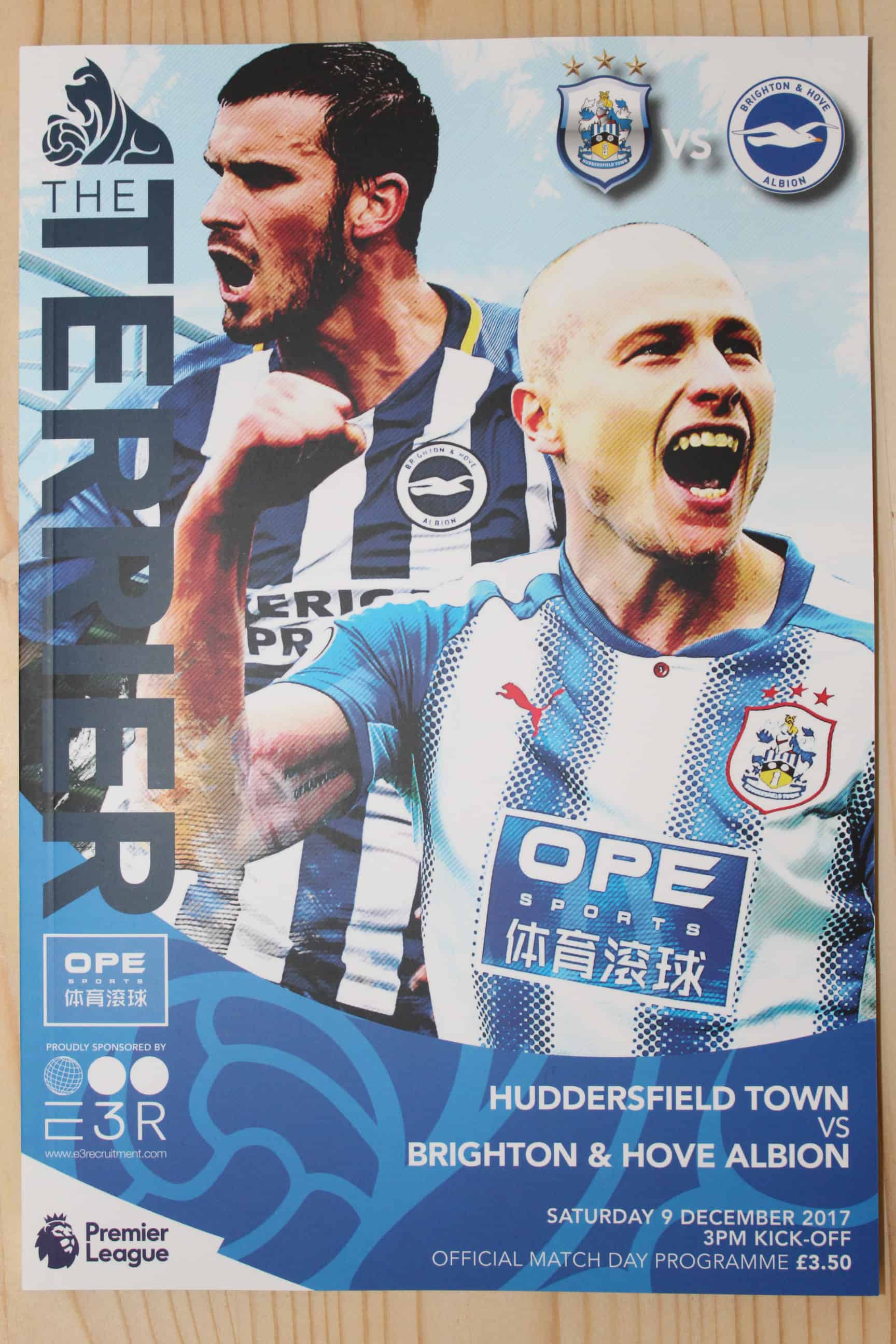 Huddersfield Town FC v Brighton & Hove Albion FC